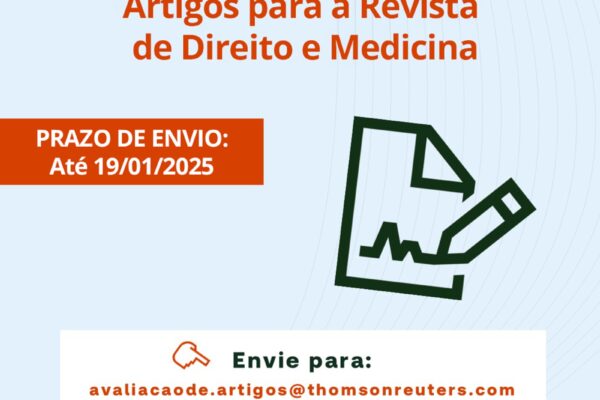 Última Chance: Envie Seu Artigo sobre Direito e Medicina até 19/1 e Participe da Revolução Acadêmica!
